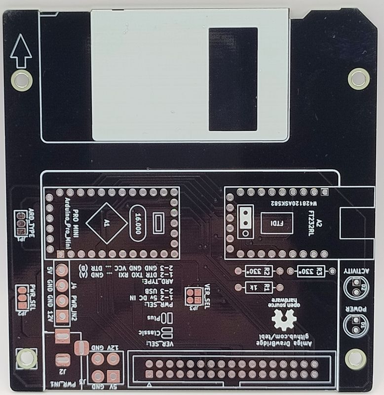 Płytka PCB Draw Bridge do komputerów Amiga