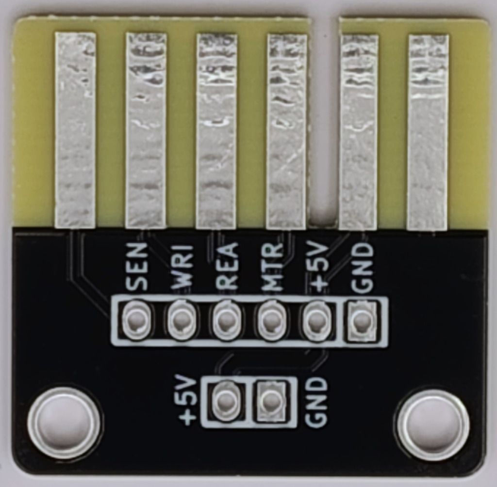 Płytka PCB adaptera typu breakout do Commodore Datasette 1530