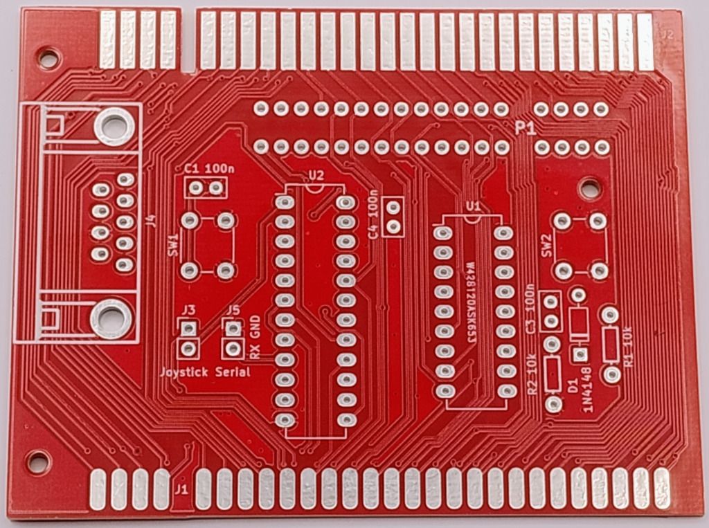 Płytka PCB Dandanator kartridż system do ZX Spectrum