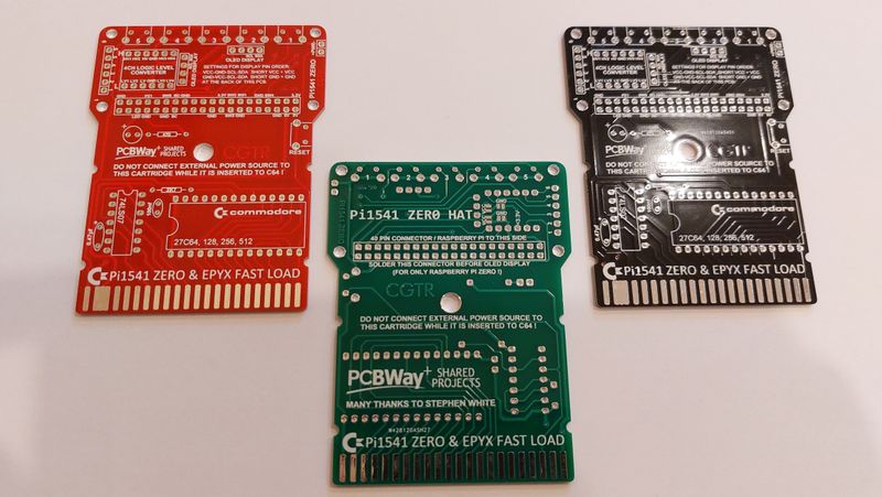 Pi1541 Emulator PCB with Epyx FastLoad
