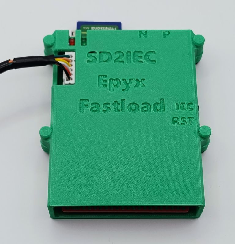 Kartridż SD2IEC + Epyx Fastload do Commodore