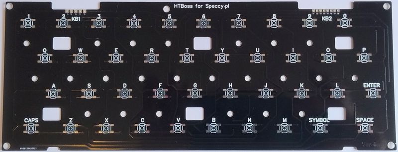 Kompletny kit klawiatury mechanicznej do ZX Spectrum 48, zamiennik folii