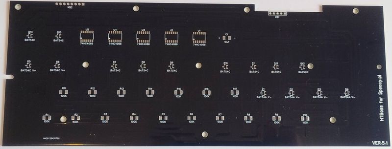 Complete Mechanical Keyboard Kit for ZX Spectrum 48+, Foil Replacement