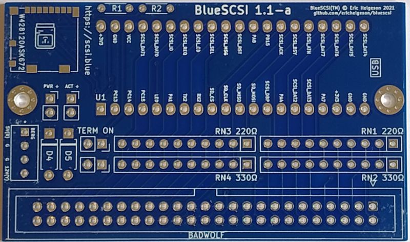 Płytka PCB do projektu BlueSCSI