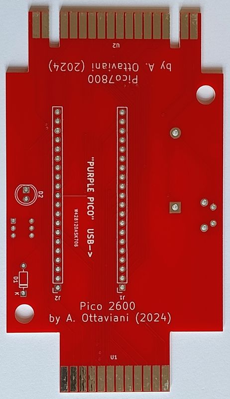 Pico A10400 Cartridge PCB for Atari 2600/7800