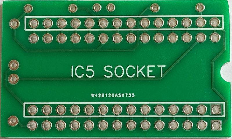 PCB for ROM Memory Adapter in ZX Spectrum, 2 Banks