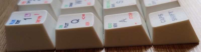 Set of 40 keycaps dedicated to ZX Spectrum