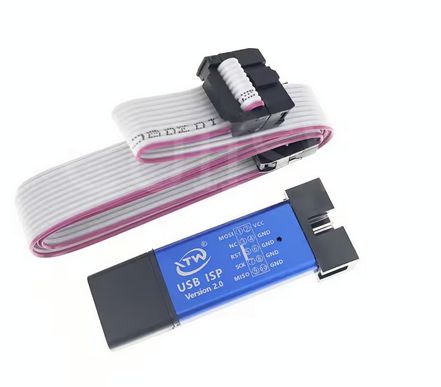 Programator USB ISP AVR ATMEL ISP w metalowej obudowie, 10pin