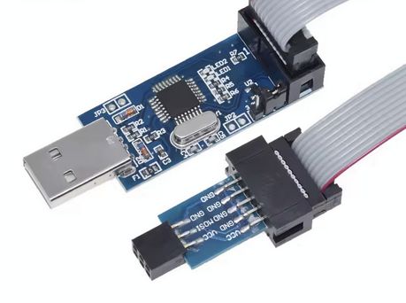 Programator USB ISP AVR ATMEL ASP z przejściówką