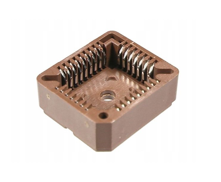 PLCC44 Socket, Through-Hole Mounting