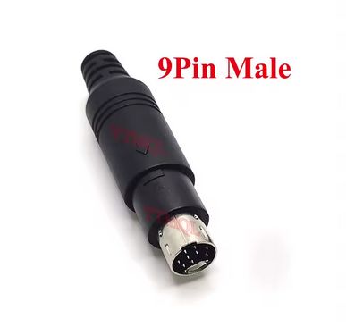 Mini DIN 9-pin Plug