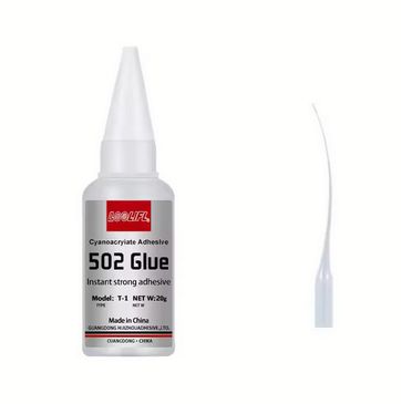 Cyanoacrylate Glue LOOLIFL 502 with Applicator, 20ml Volume