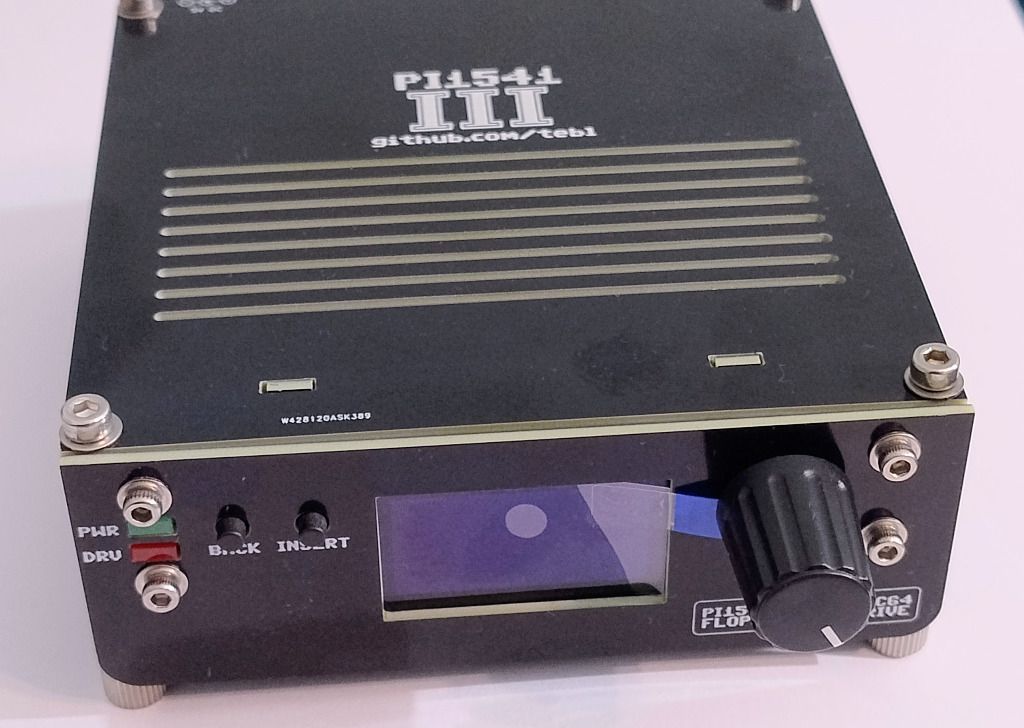 Emulator Pi1541-III Disk Drive 1541 for Commodore, Epyx Fastload, Black