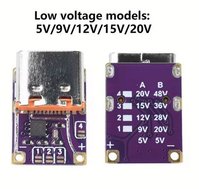 USB PD Trigger Module (or USB PD Decoy), 5-20V, max. 5A