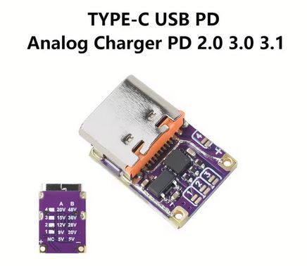 USB PD Trigger Module (or USB PD Decoy), 5-20V, max. 5A