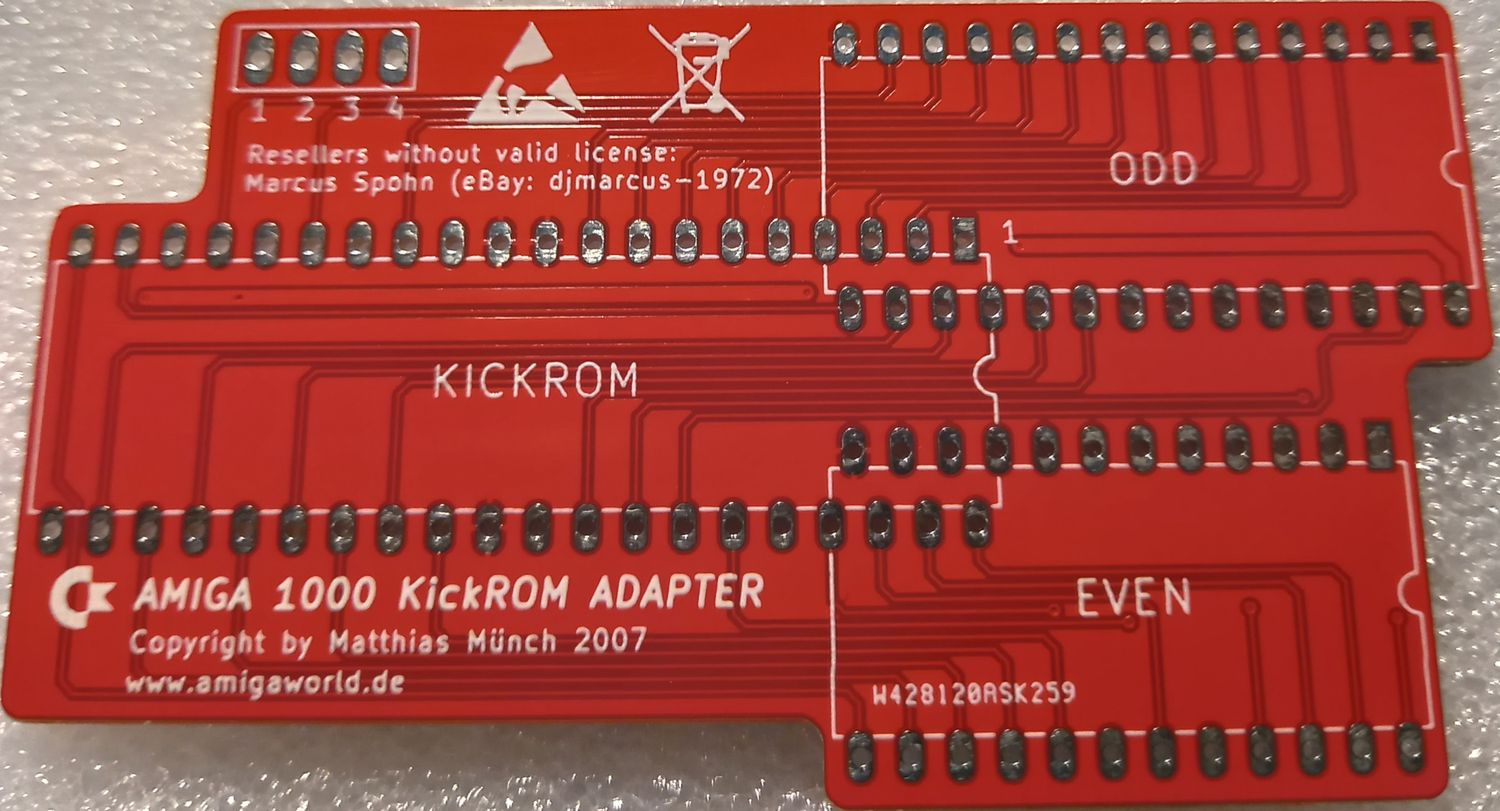 Kickstart ROM PCB for Amiga 1000