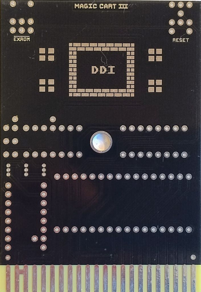 Magic Cart III Cartridge PCB for Commodore