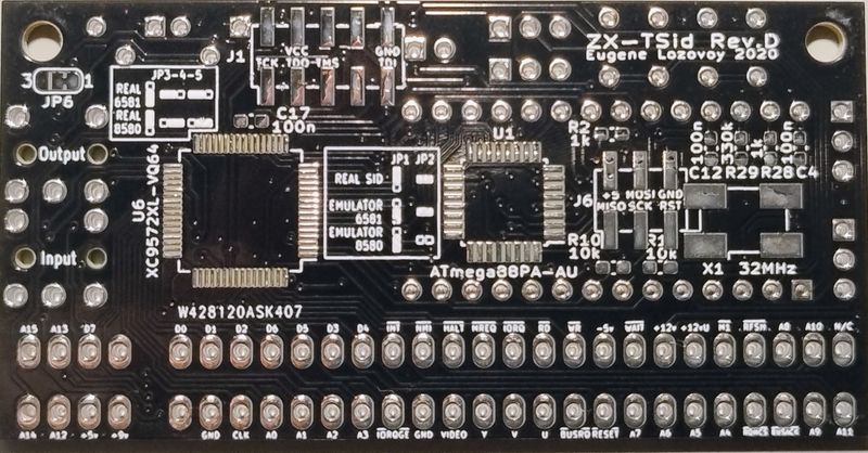 PCB ZX-TSID Adapter Board for ZX Spectrum