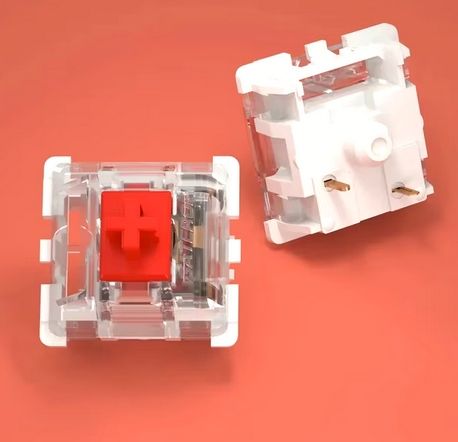 GATERON Button, red, 45g actuation force, compatible with Cherry MX