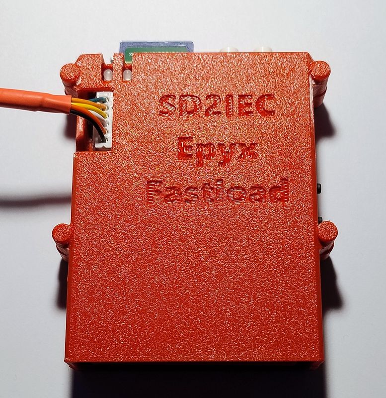 Cartridge SD2IEC + Epyx Fastload for Commodore