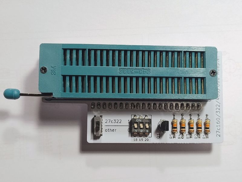 Adapter for TL866 Programmer for 27C322/160/800/400