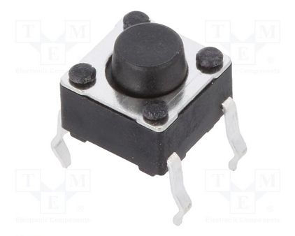 TACT Microswitch 6x6x5, 10 pieces
