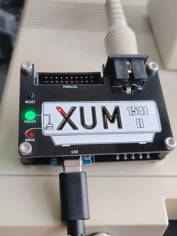Adapter XUM 1541 - II, interface for Commodore 1541 disk drive