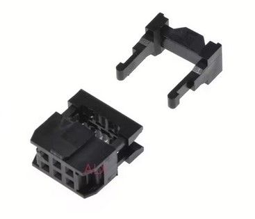 IDC 2x3 (6 pin) Socket with Plug and Handle