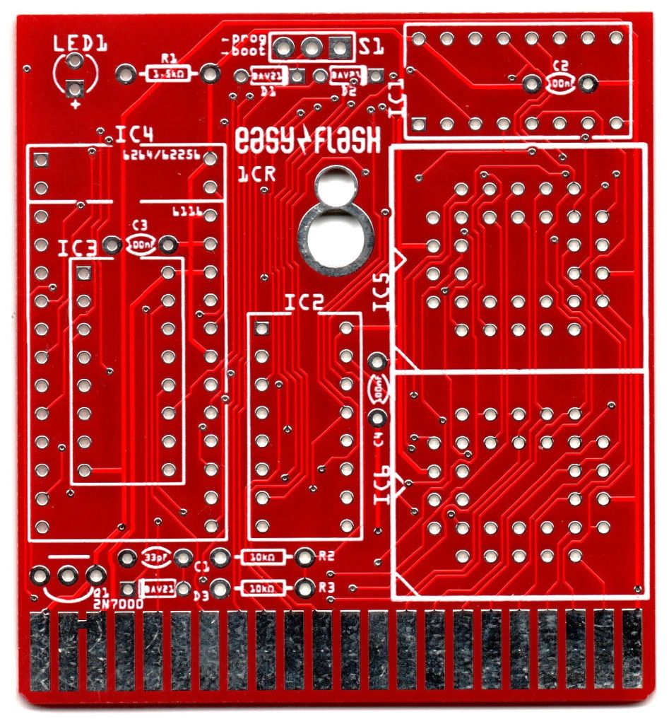 PCB for the EasyFlash 1CR Project, Commodore