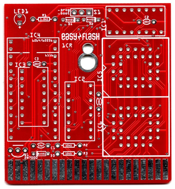 PCB for the EasyFlash 1CR Project, Commodore