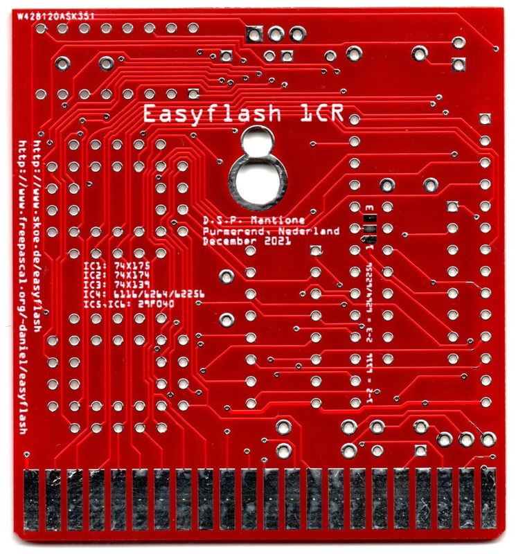 PCB for the EasyFlash 1CR Project, Commodore