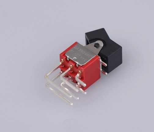 ON/OFF Rocker Switch for PCB, 6 pins