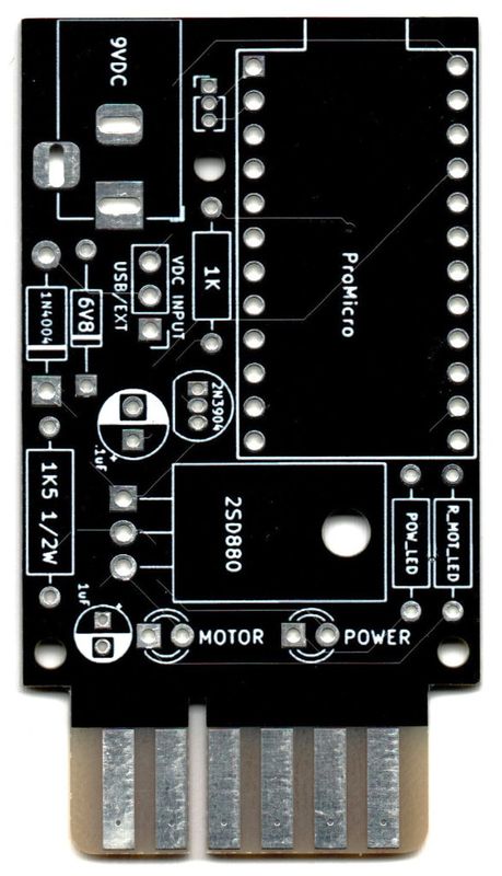 PCB board for the TapeXUM 1541, Commodore project
