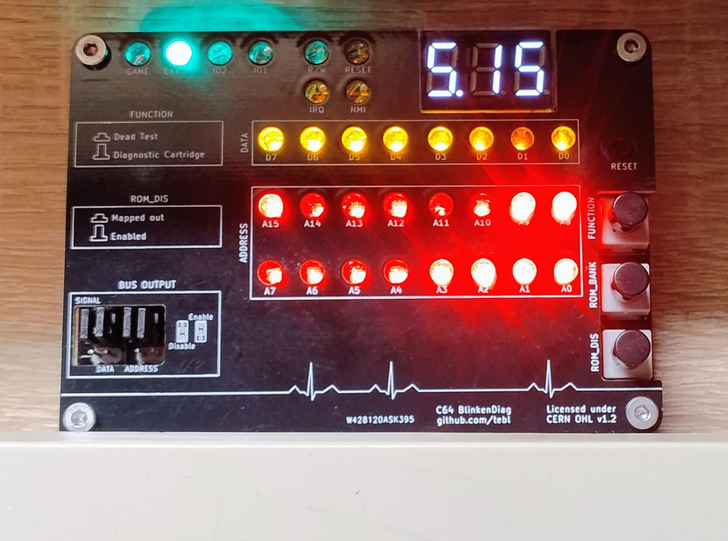 Diagnostic &amp; Dead Cartridge and 1541 Diag/Test