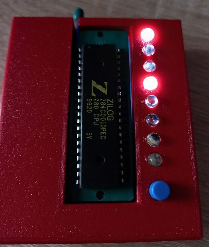 NOP tester for Z80 processors in DIP 40 package