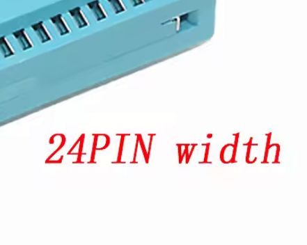ZIF (Zero Insertion Force) Socket 24-pin, wide