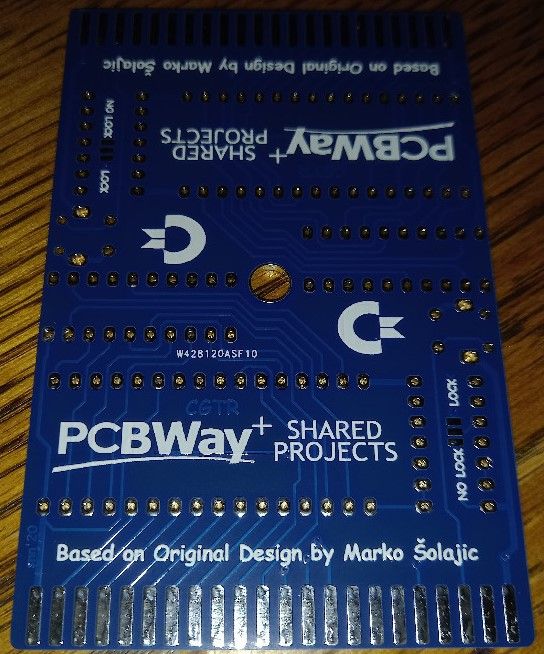 Magic Desk PCB 2x1MB for Commodore 64