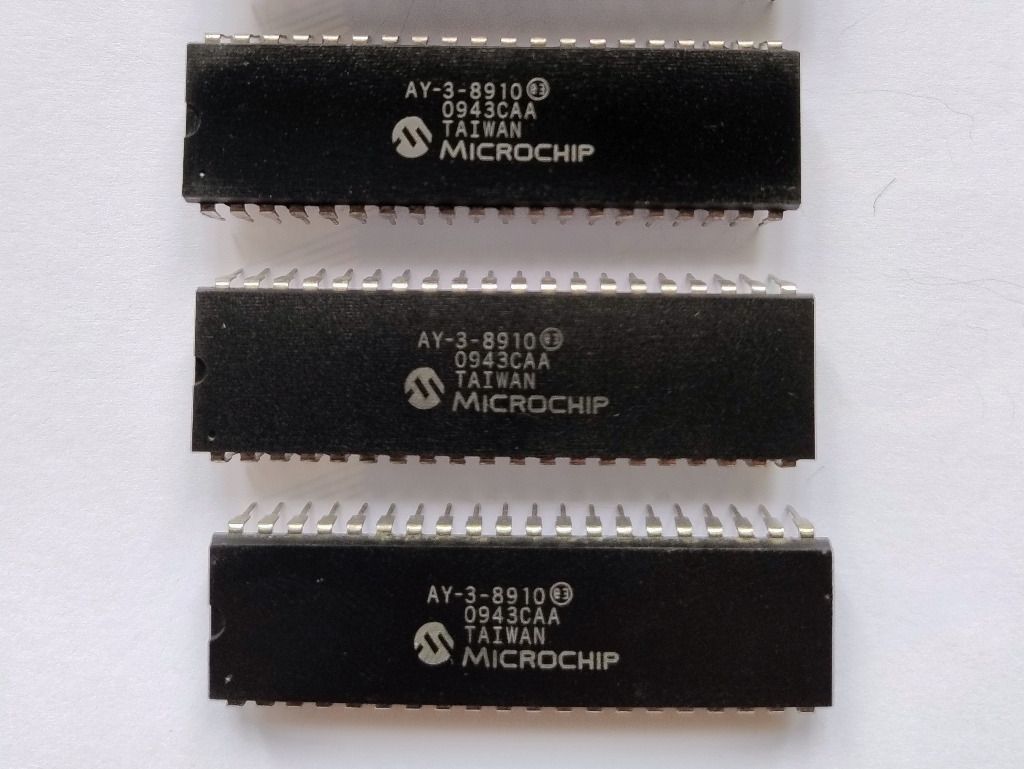 AY-3-8910 Sound Chip, DIP 40 Package, Used