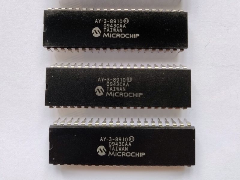 AY-3-8910 Sound Chip, DIP 40 Package, Used