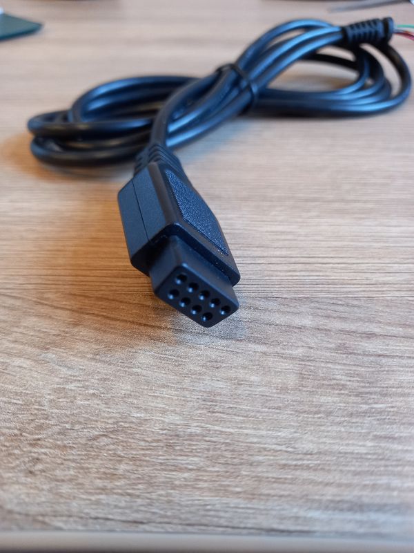 Cable terminated with DSUB 9 socket, length 1.5m