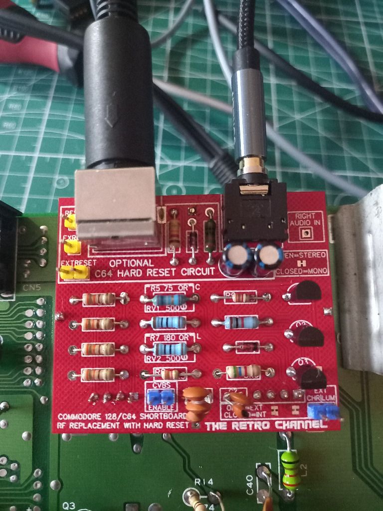 Replacement Modulator for Commodore, Shortboard Version