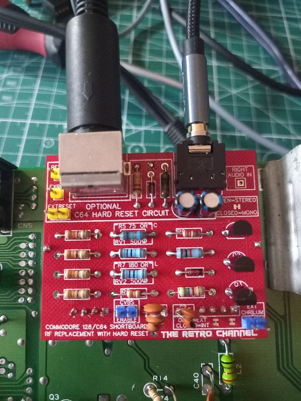 Replacement Modulator for Commodore, Shortboard Version