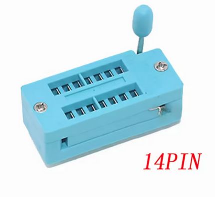 ZIF (Zero Insertion Force) 14-Pin Socket