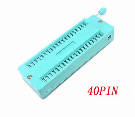 ZIF Socket (Zero Insertion Force) 40 pin