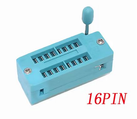 ZIF Socket (Zero Insertion Force) 16 Pin