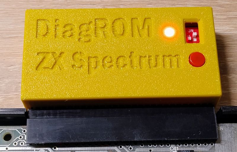 ZX Diag ROM Cartridge, includes 3 diagnostic programs and Gosh Wonderful ROM