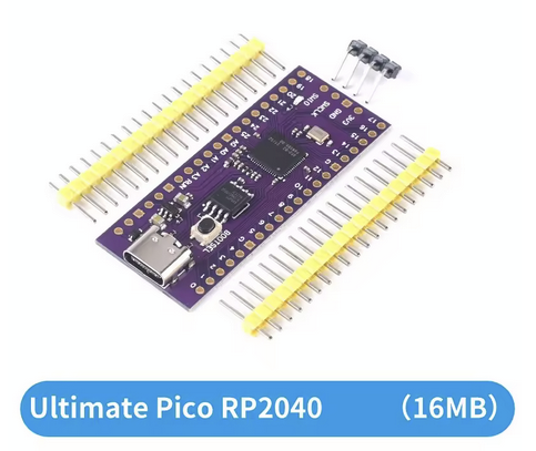 Raspberry Pi Pico RP2040, purple, 16Mb, USB-C