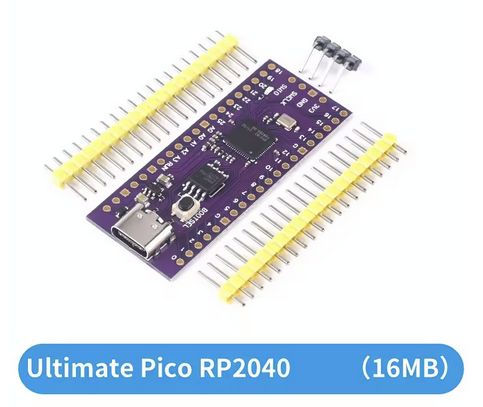 Raspberry Pi Pico RP2040, purple, 16Mb, USB-C