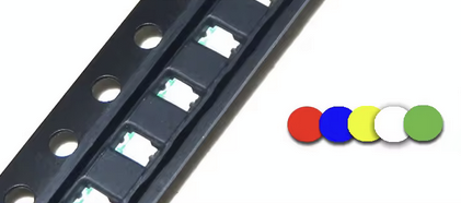 SMD LED Diode 1206, white color, 10 pieces