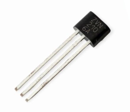 ZVN2106A N-MOSFET Transistor, 60V 0.45A, 0.7W, TO92 package